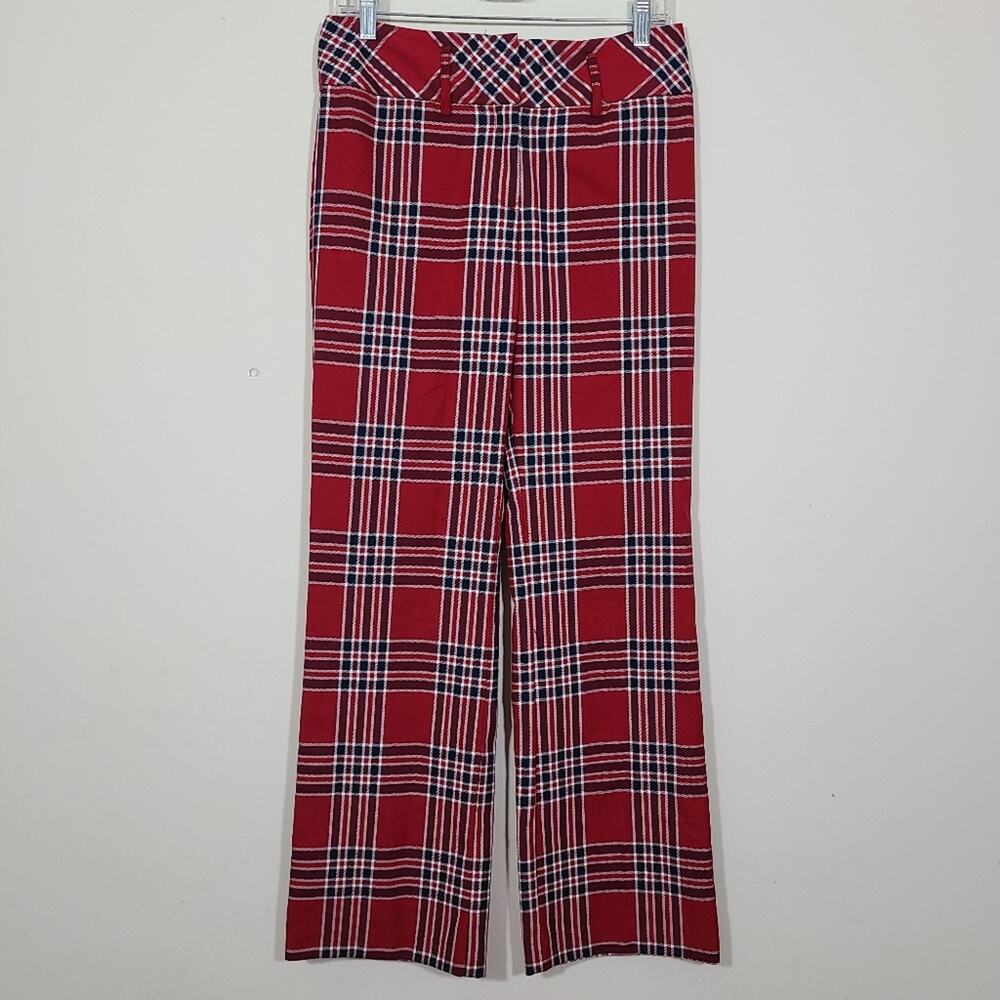 Tommy Hilfiger Y2K Retro Plaid Straight Leg Pants Size 6